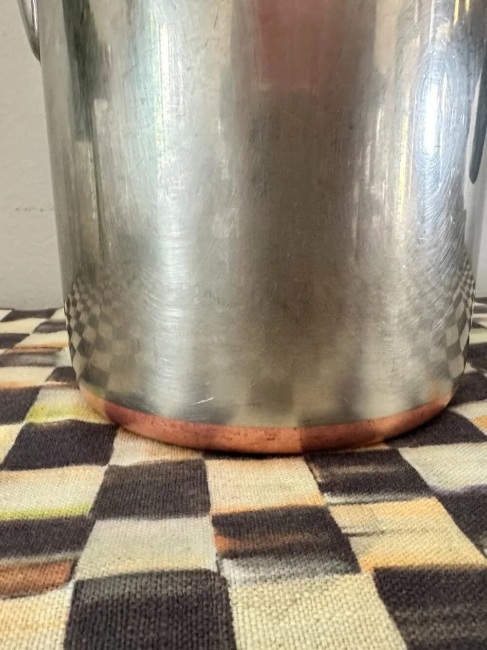 Vintage Revere Ware 1801 Percolator Copper Clad Coffee Pot Stove Top Maker